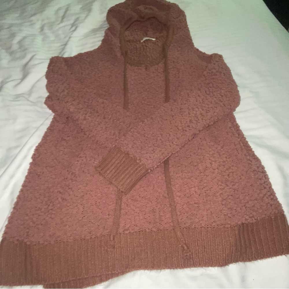 Beautiful Miracle USA, Fuzzy Mauve hoodie - Picture 2 of 5